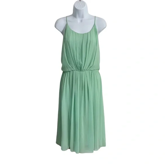 Sandro | Dresses | Sandro Seafoam Green Pleated Chiffon Mini Dress Sz 3l |  Poshmark